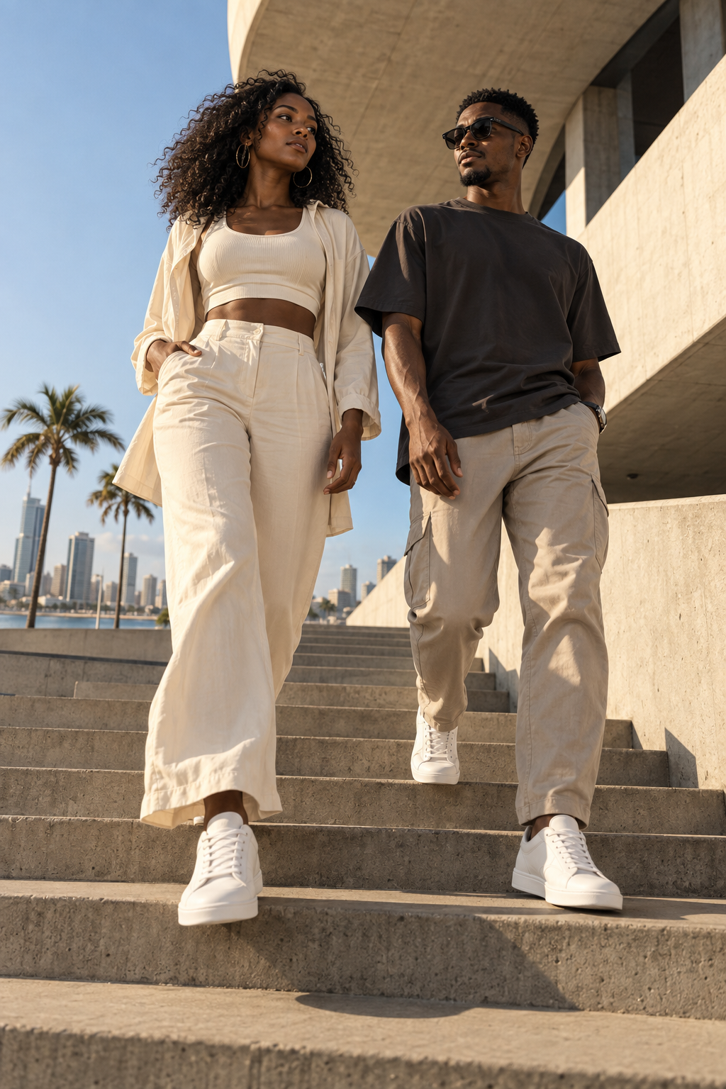 Campanha conceptual de estilo urbano em Luanda